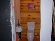 Furnished and fitted toilet