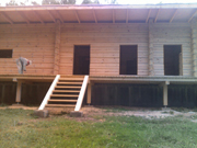 Log house building 4