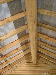 Detail of roof truss